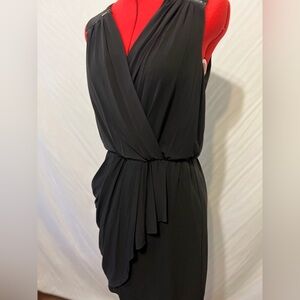 BCBGMaxAzria Black Asymmetrical Dress…Size XS